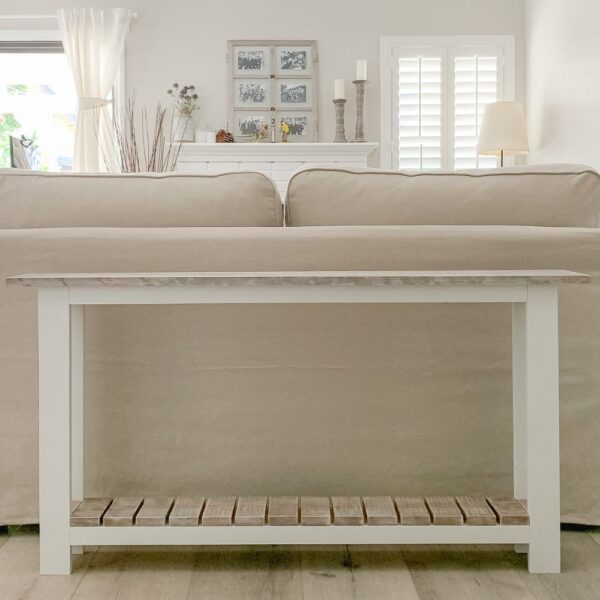 Easy DIY Custom Wood Entry Table