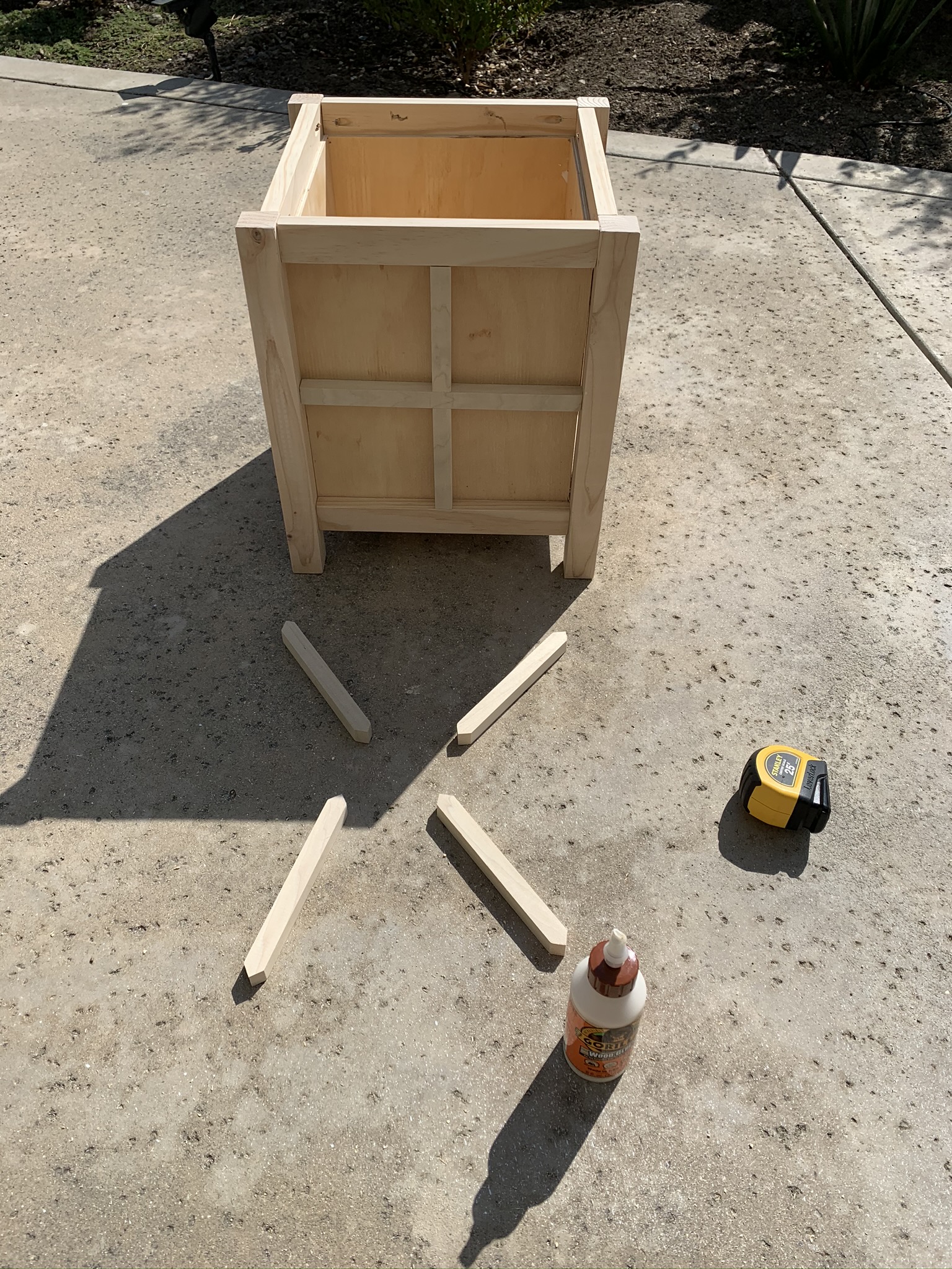 How to Build a DIY Custom Side Table With Storage - haus & hand