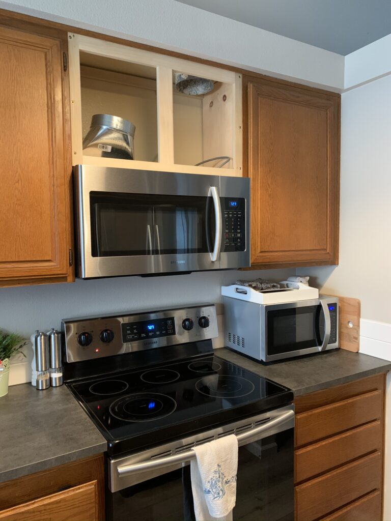 adjust height on a kitchen cabinet