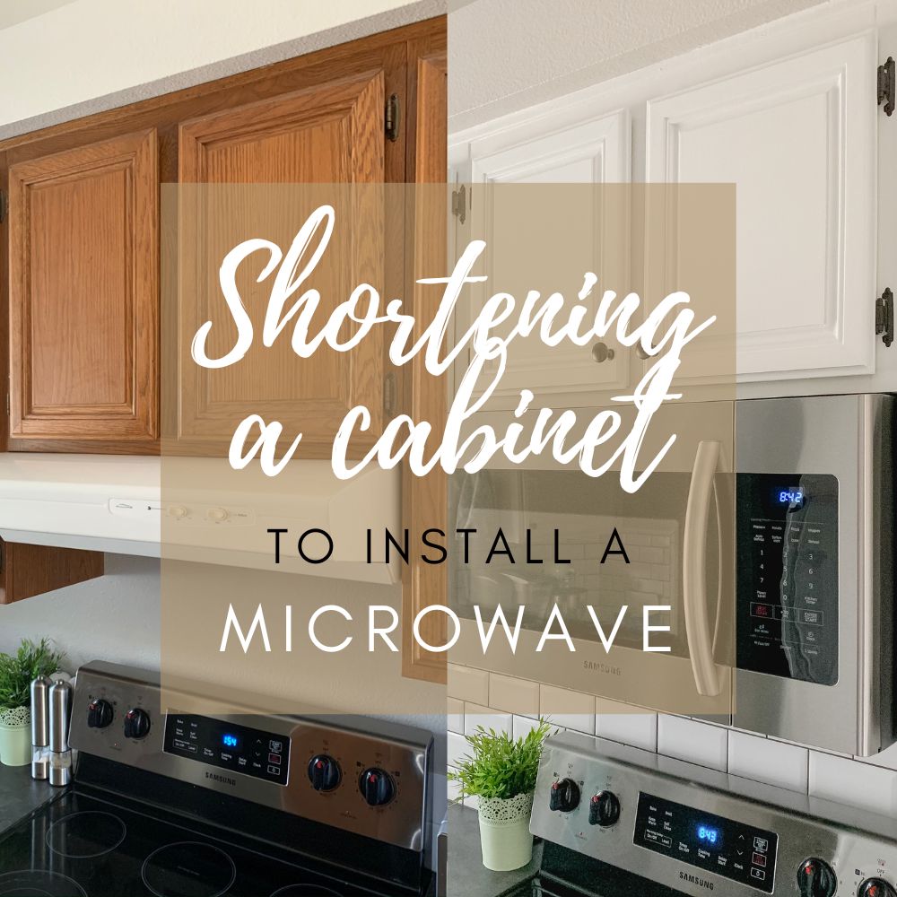 Shorten Kitchen Cabinet