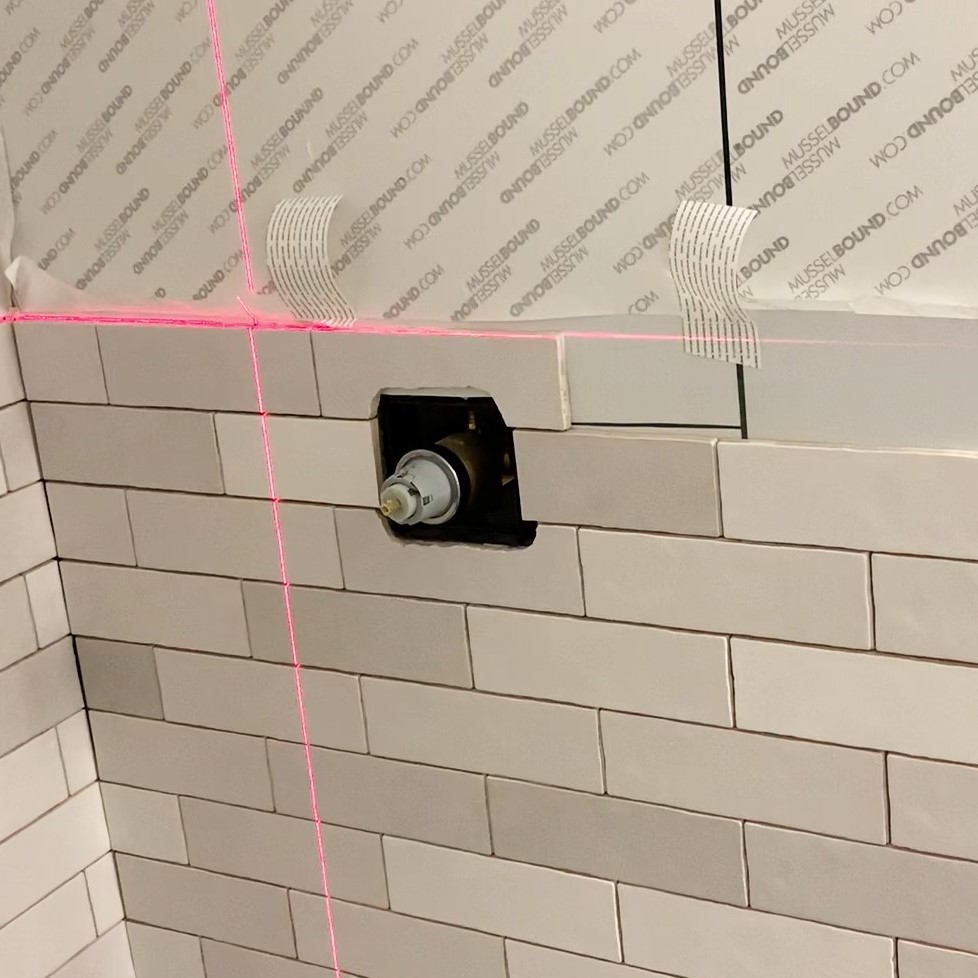 cutting tile around shower fixtures