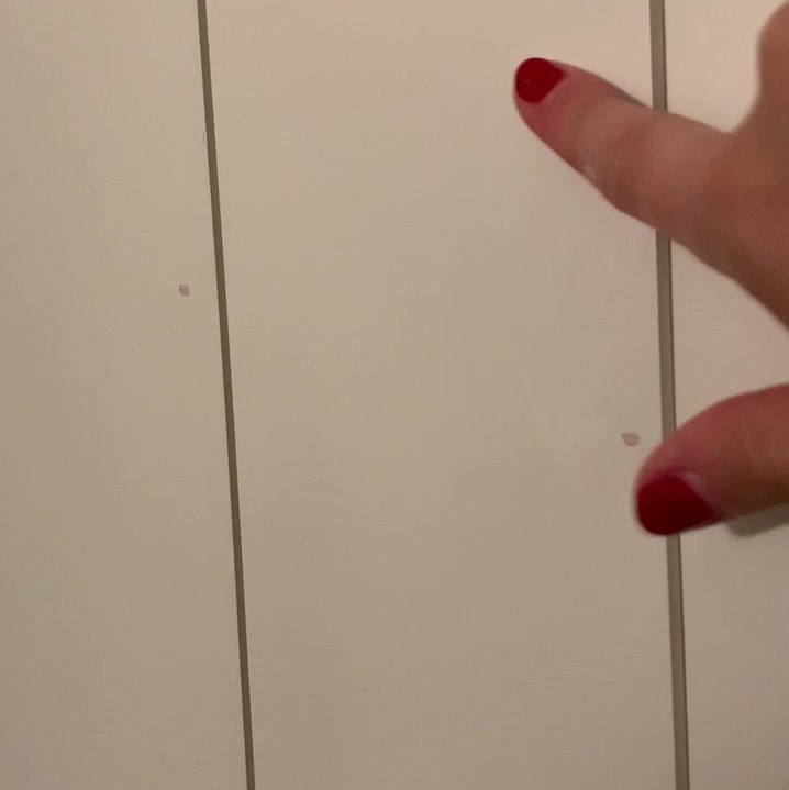 filling nail holes in MDF shiplap