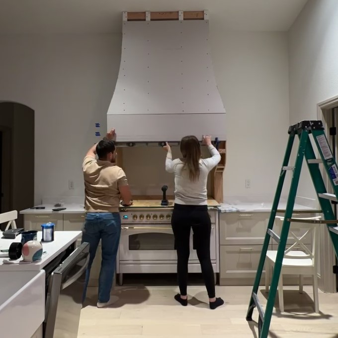 range hood insert installation