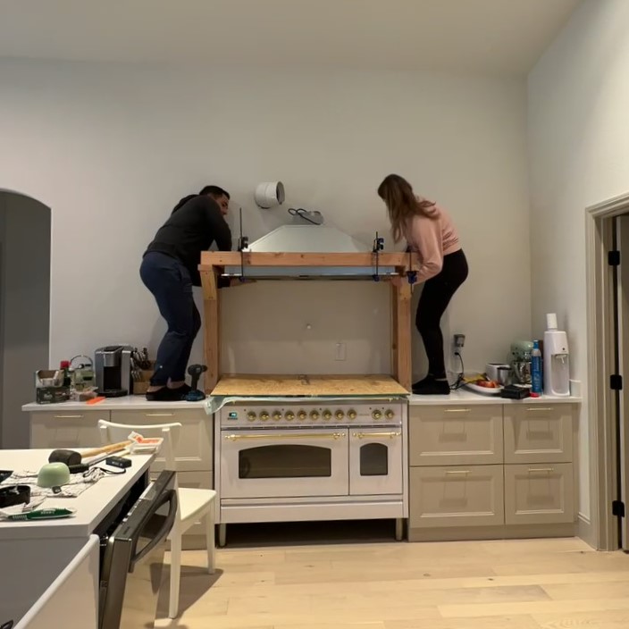 how to install a range hood