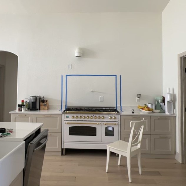 white brass hallman range