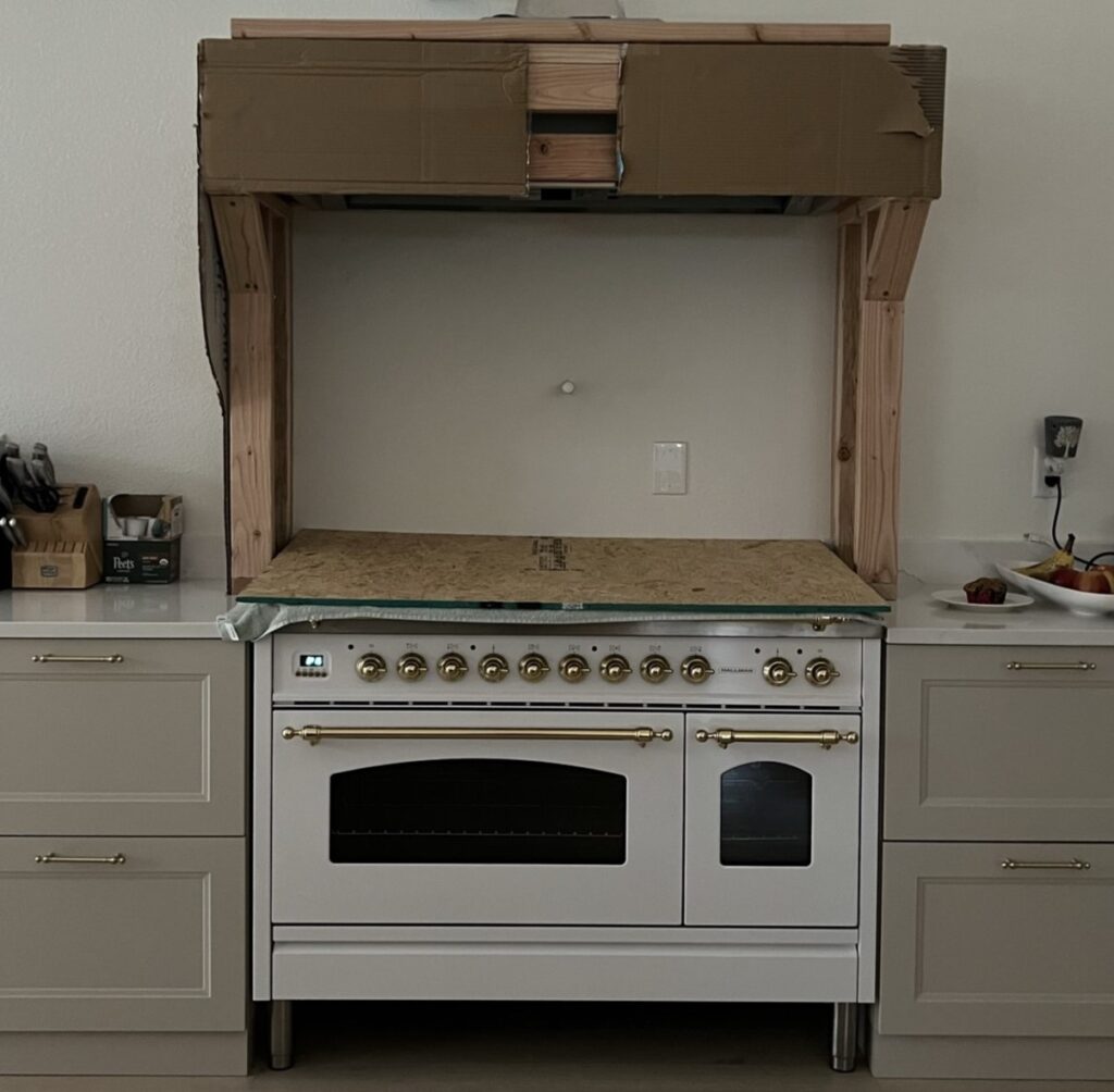 custom range hoods wood