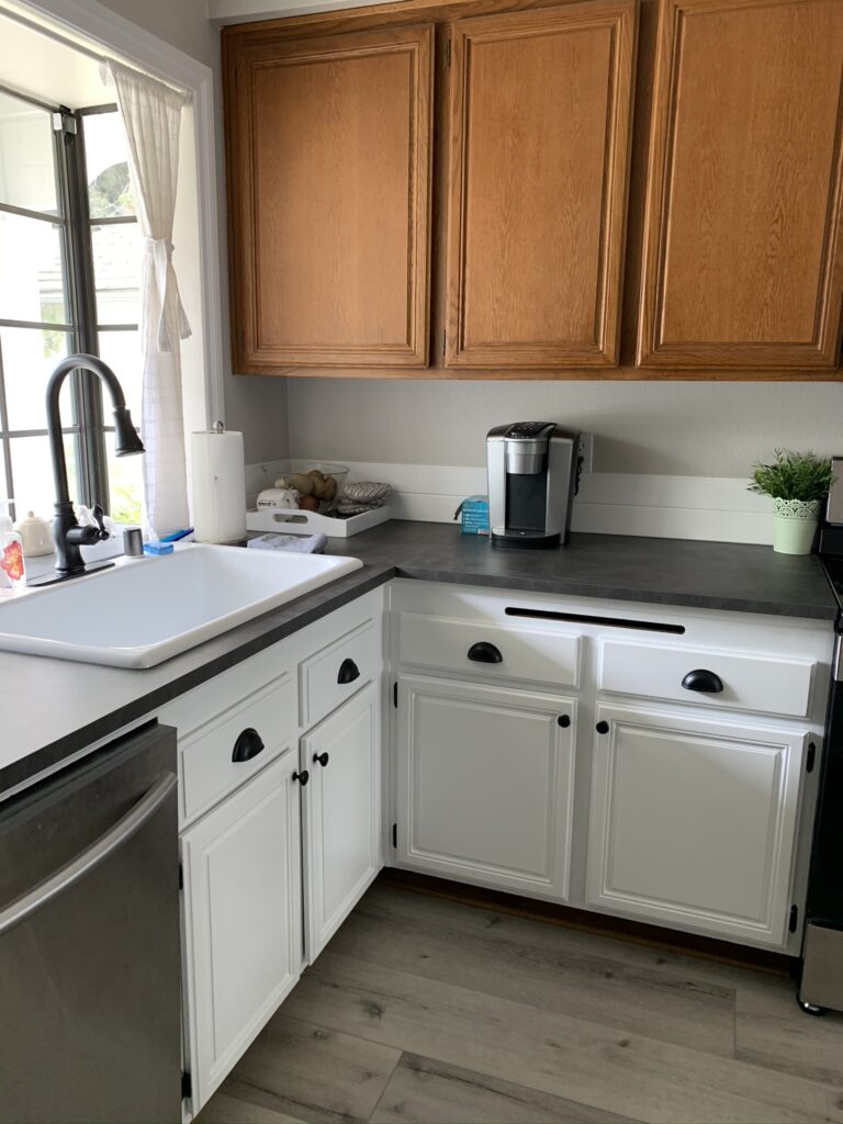 how to get a smooth finish when painting kitchen cabinets