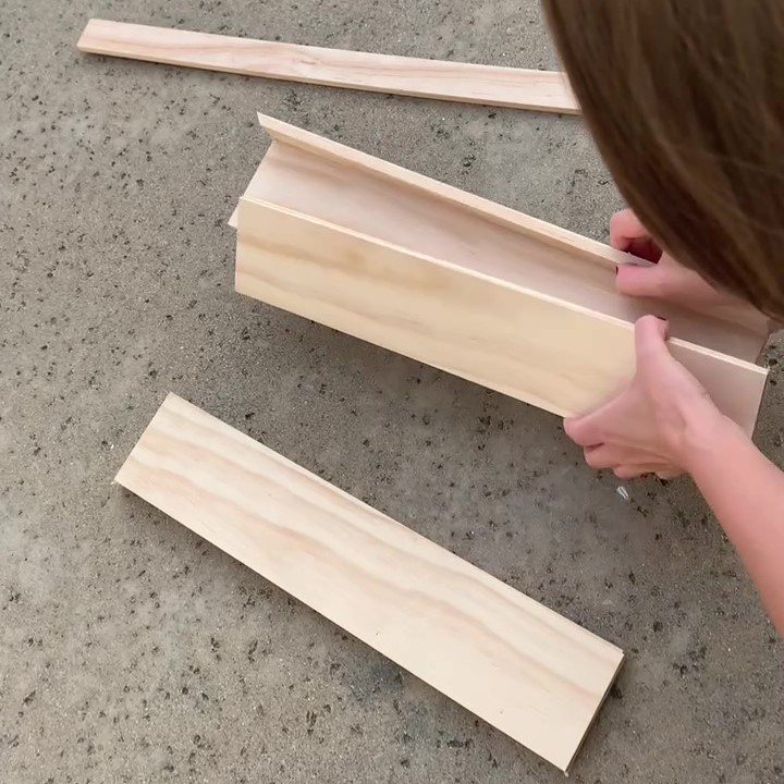 assembling bathroom floating shelves
