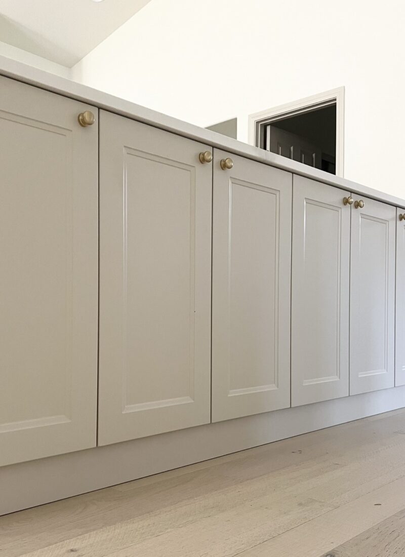 painted IKEA kitchen cabinets