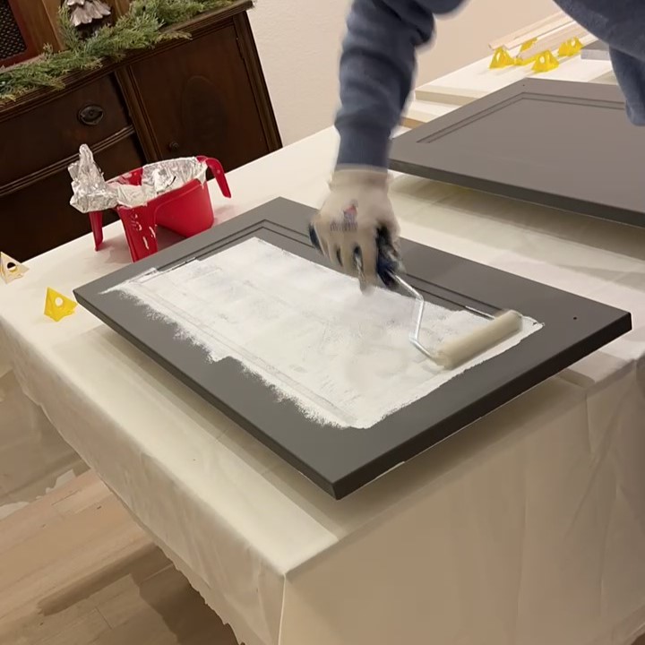 painting IKEA kitchen cabinets