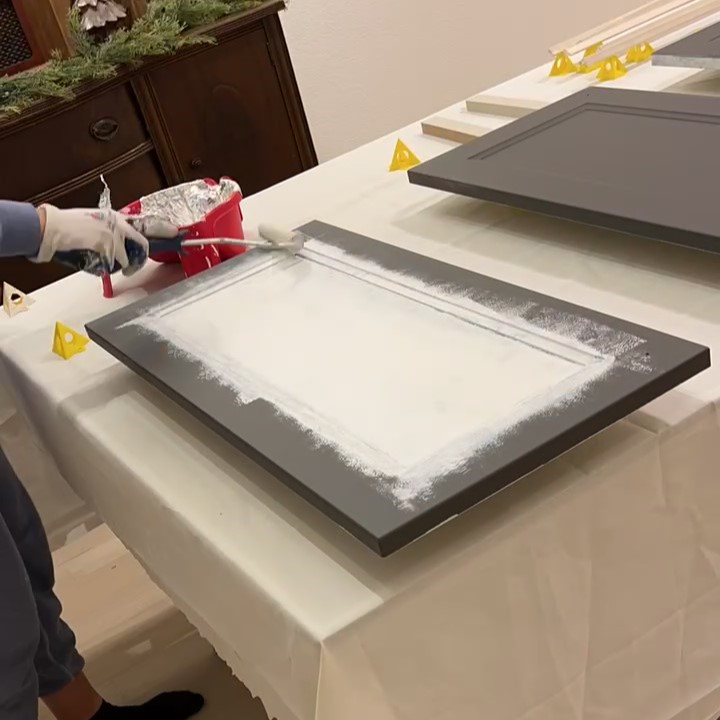 how to paint IKEA cabinets