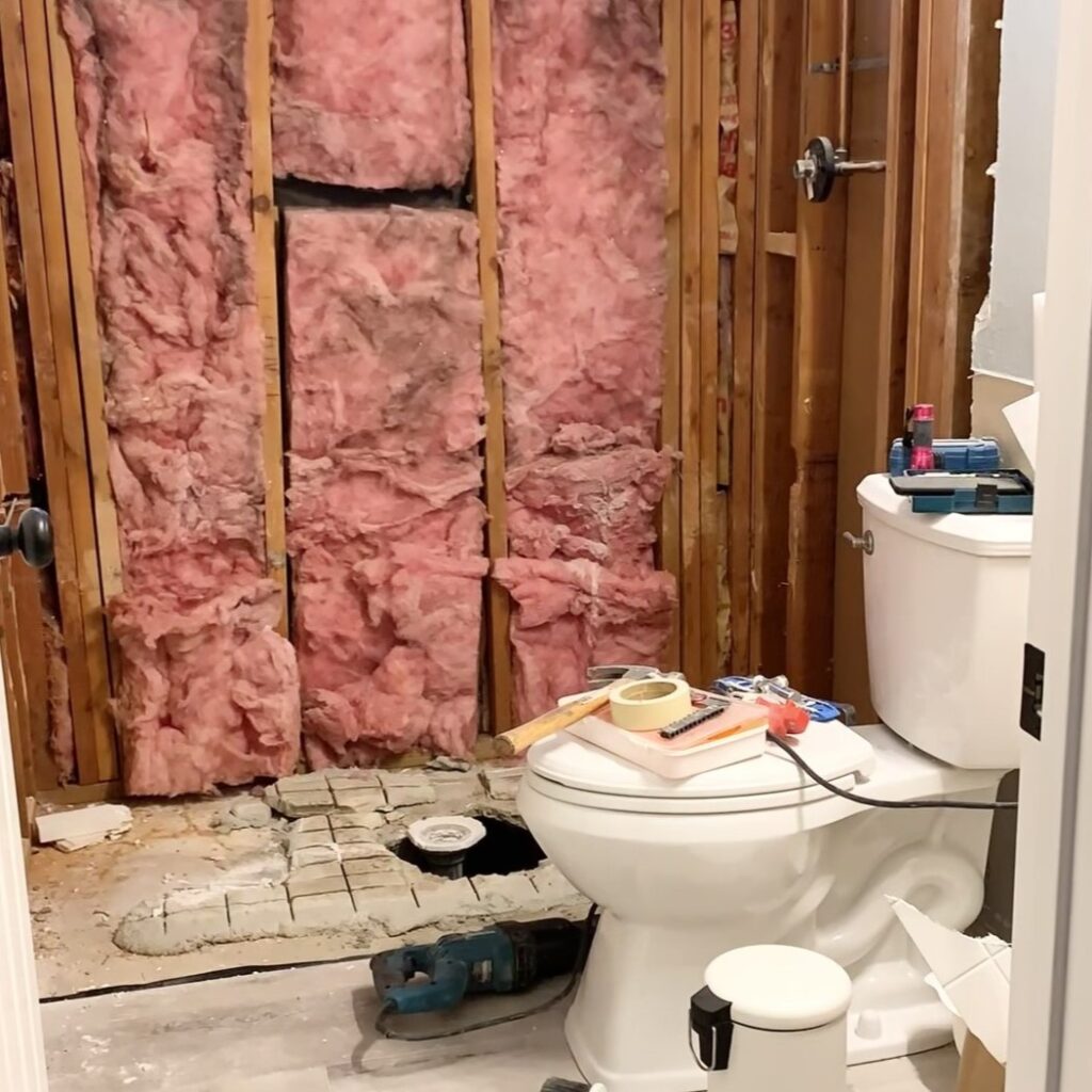 diy bathroom demo