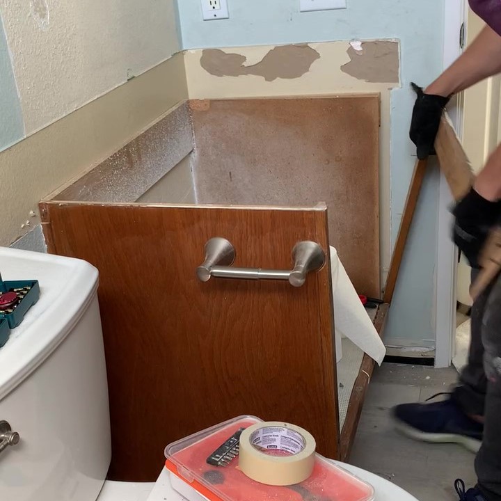 bathroom vanity demo