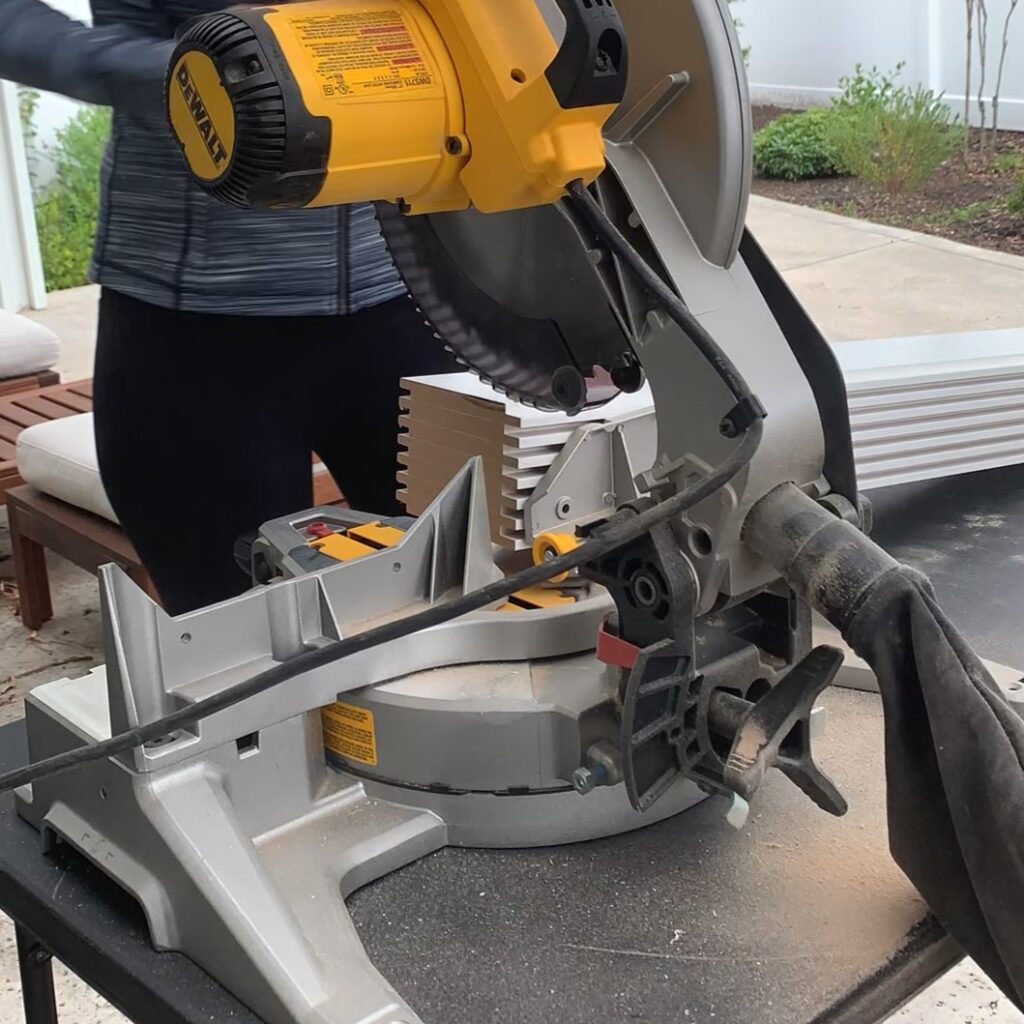 cutting shiplap for barndoor