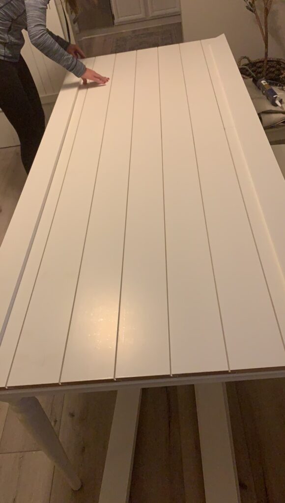 using liquid nails for barndoor