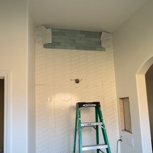 installing accent wall with Musselbound