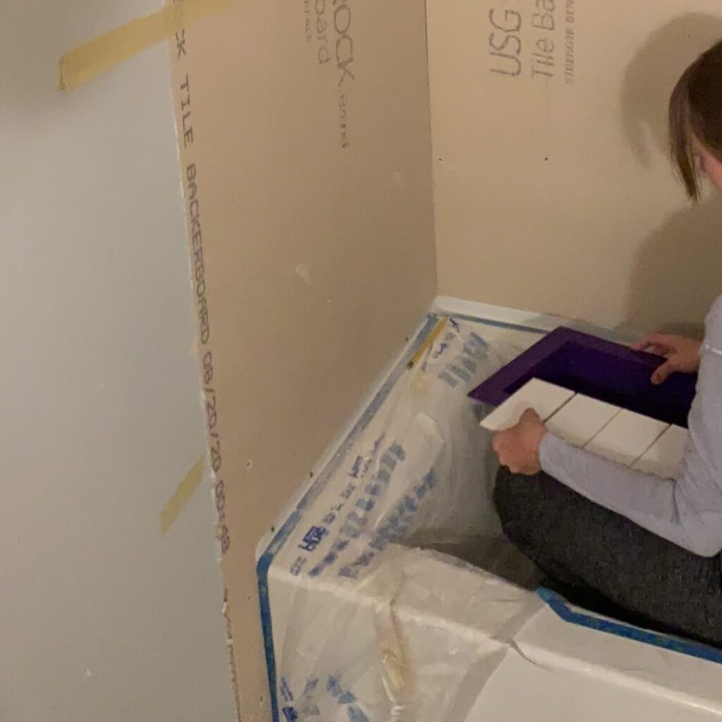 planning tile shower niche