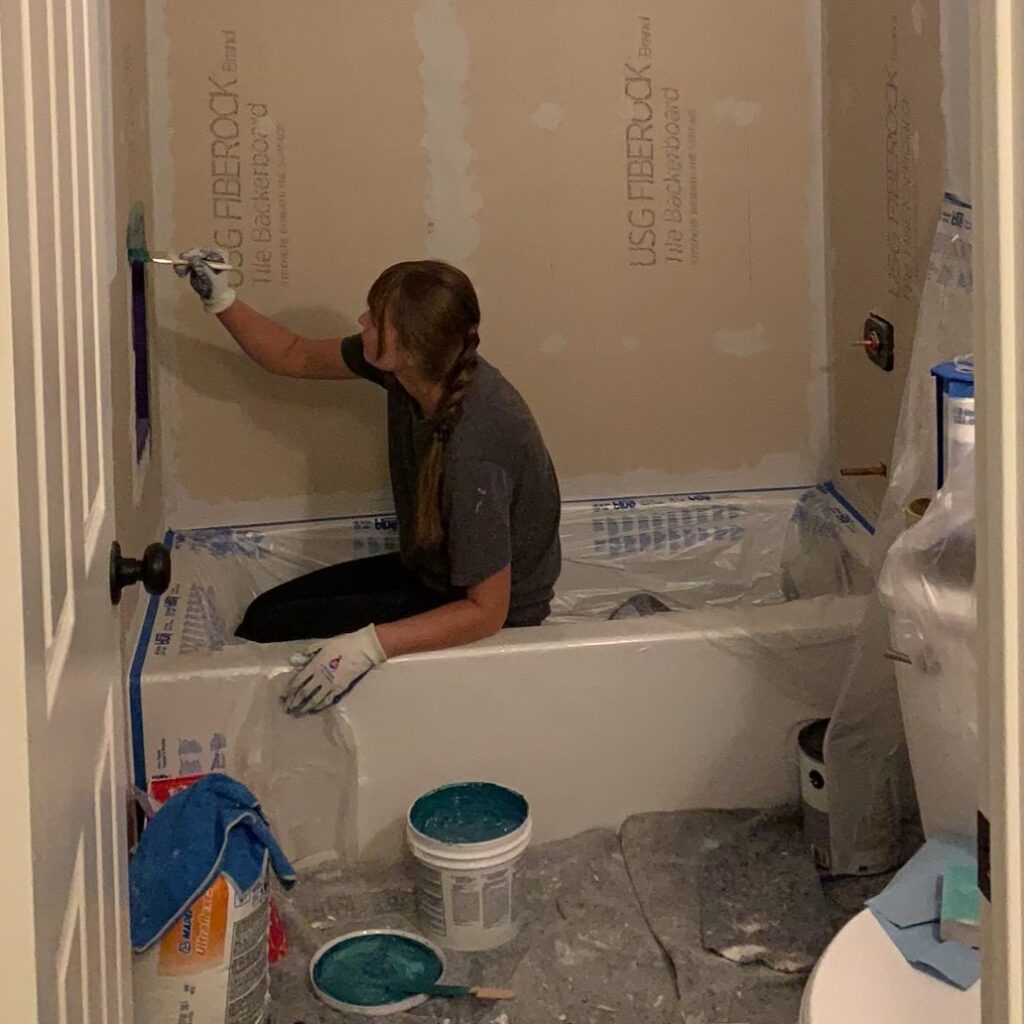waterproofing shower niche