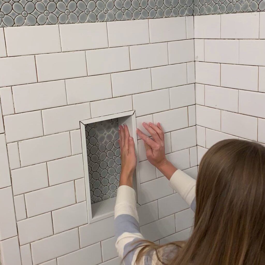 build a shower niche