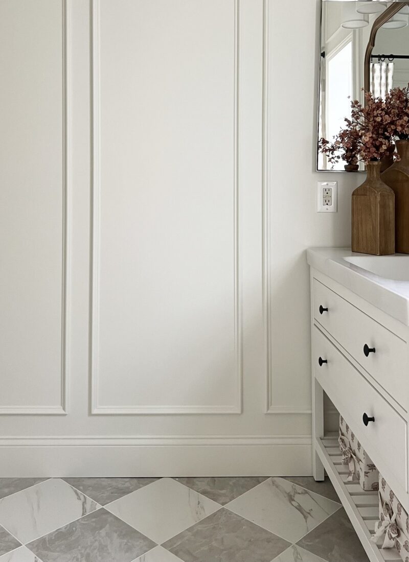 DIY wall trim