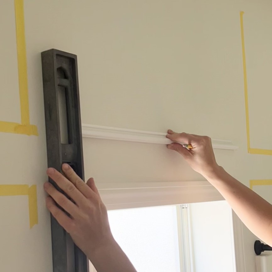 installing diy wall trim