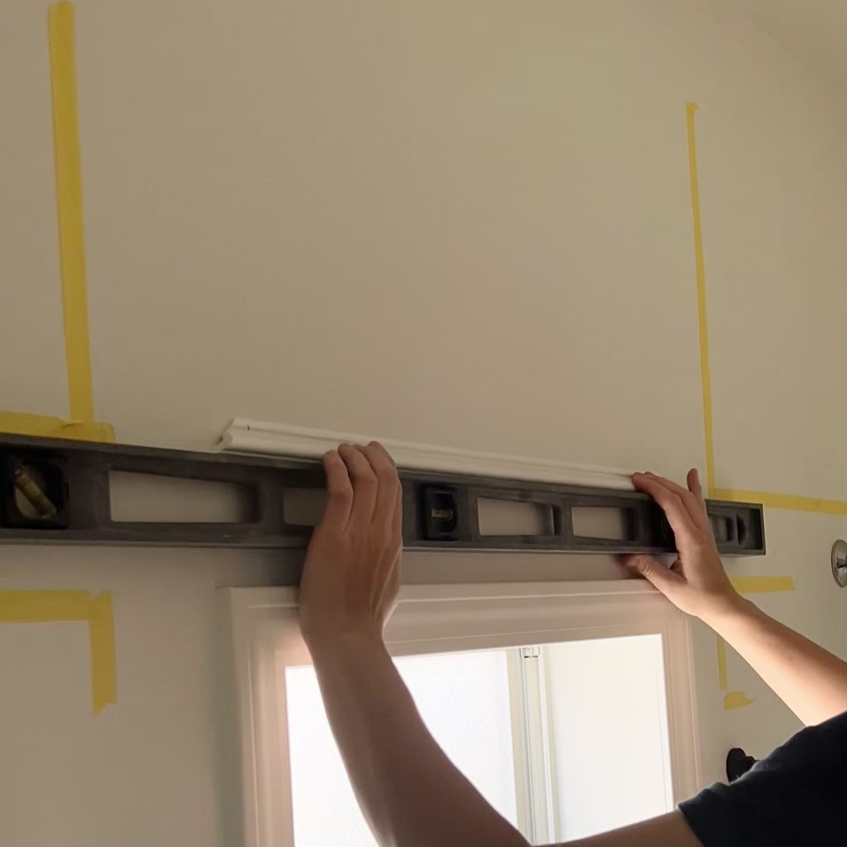 installing diy wall trim