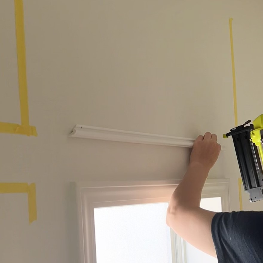 installing diy wall trim