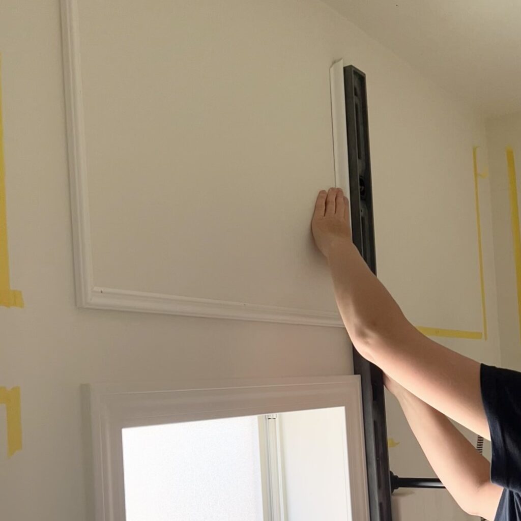 installing diy wall trim