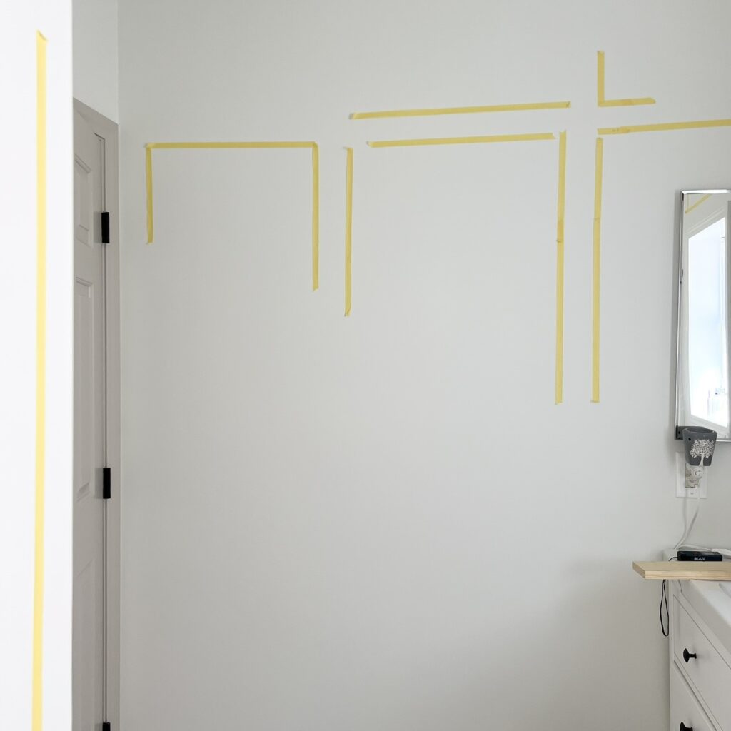 planning DIY wall trim layout