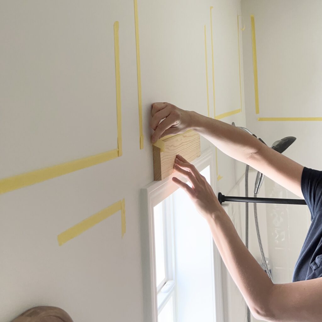 planning DIY wall trim layout