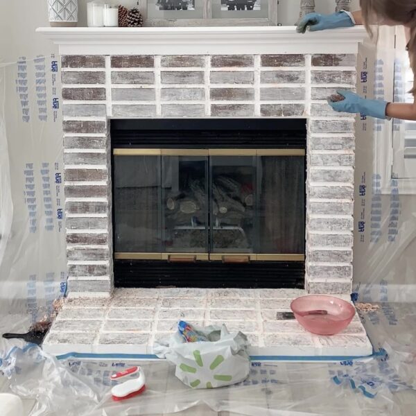 How to Remove Paint from Brick Fireplace