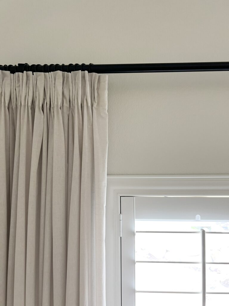 IKEA pinch pleat curtains