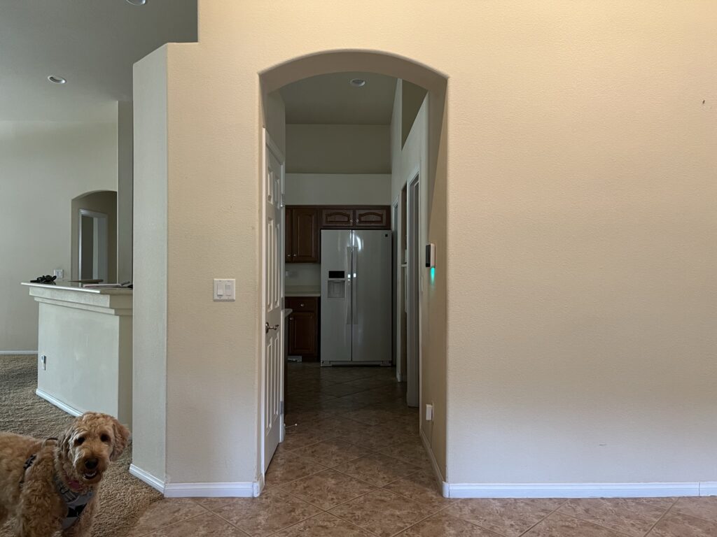 kitchen reveal before