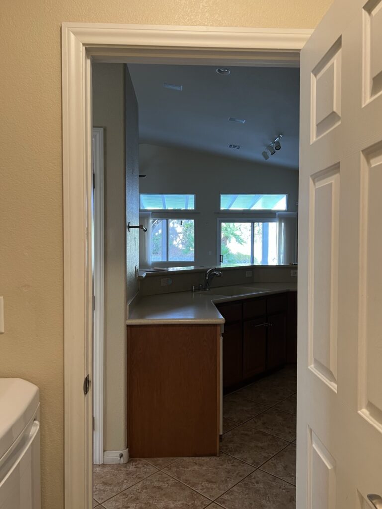 kitchen reveal before