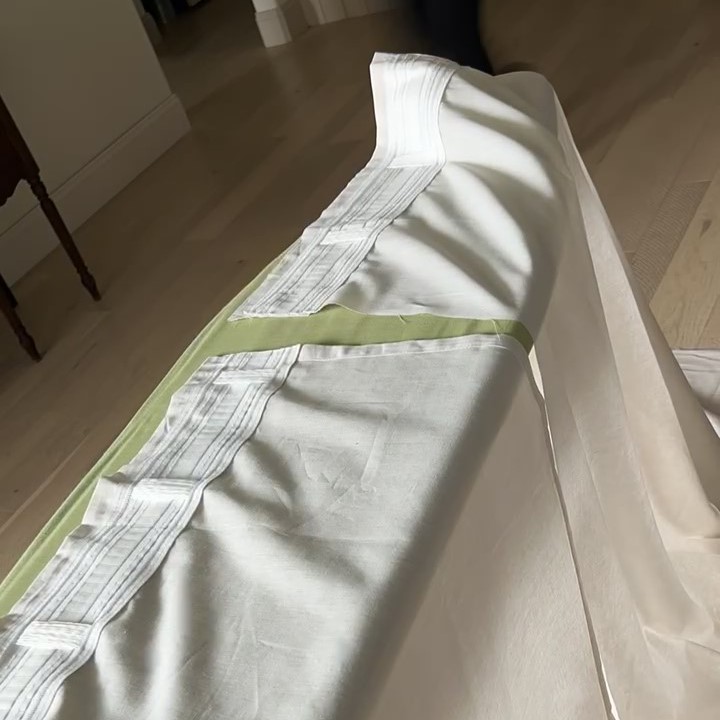 widening IKEA HANNALILL curtains