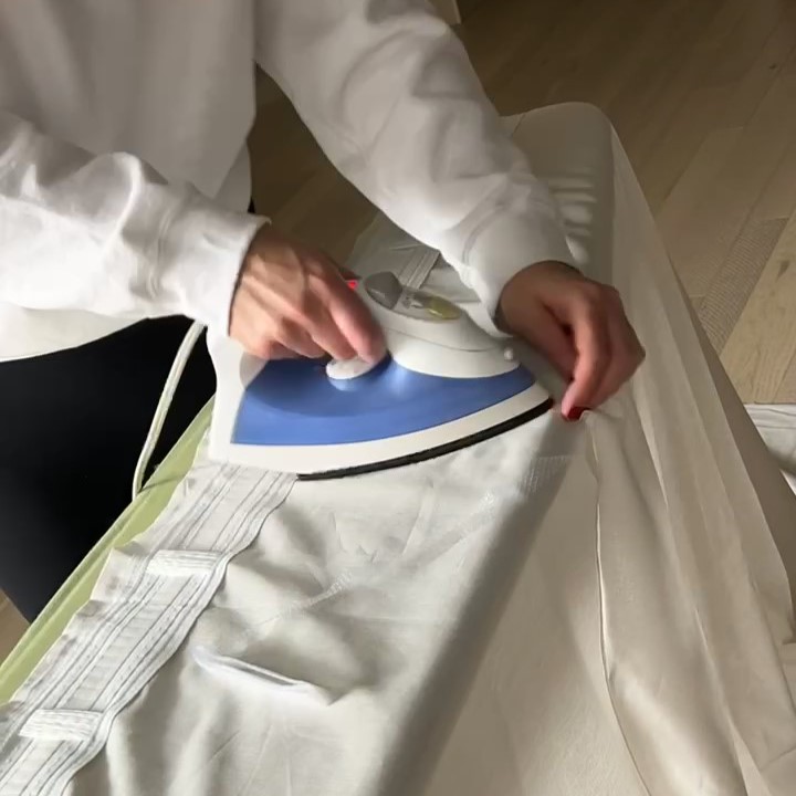 extend IKEA HANNALILL curtains