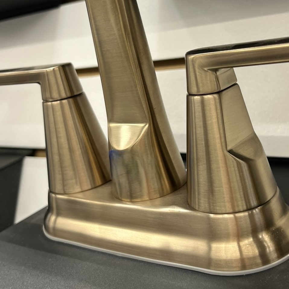 Champagne bronze finish