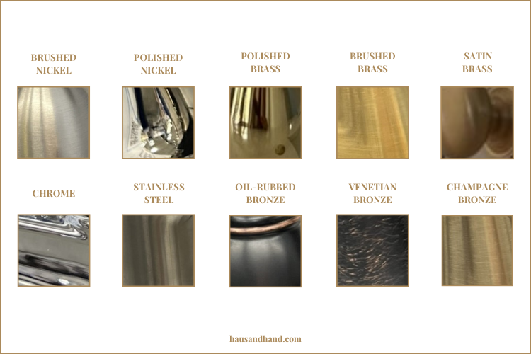 Kitchen and Bathroom Fixtures Guide: Metal Types and Metal Finishes