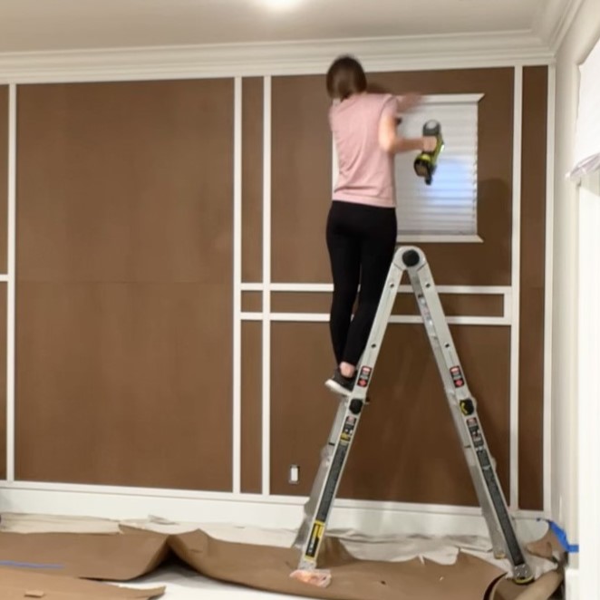 installing diy panel wall
