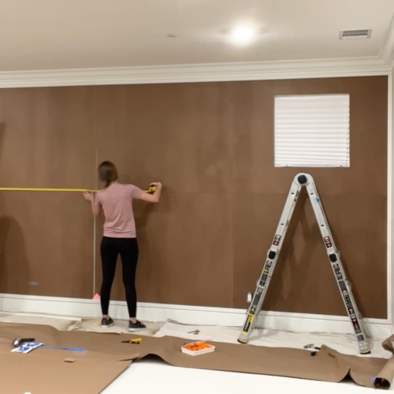 measuring accent wall