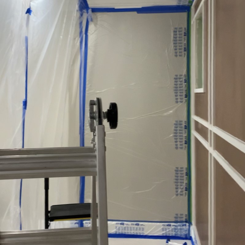 masking off accent wall for paint