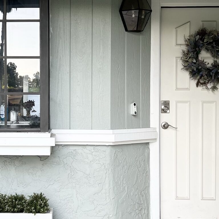 Sherwin Williams Oyster Bay exterior