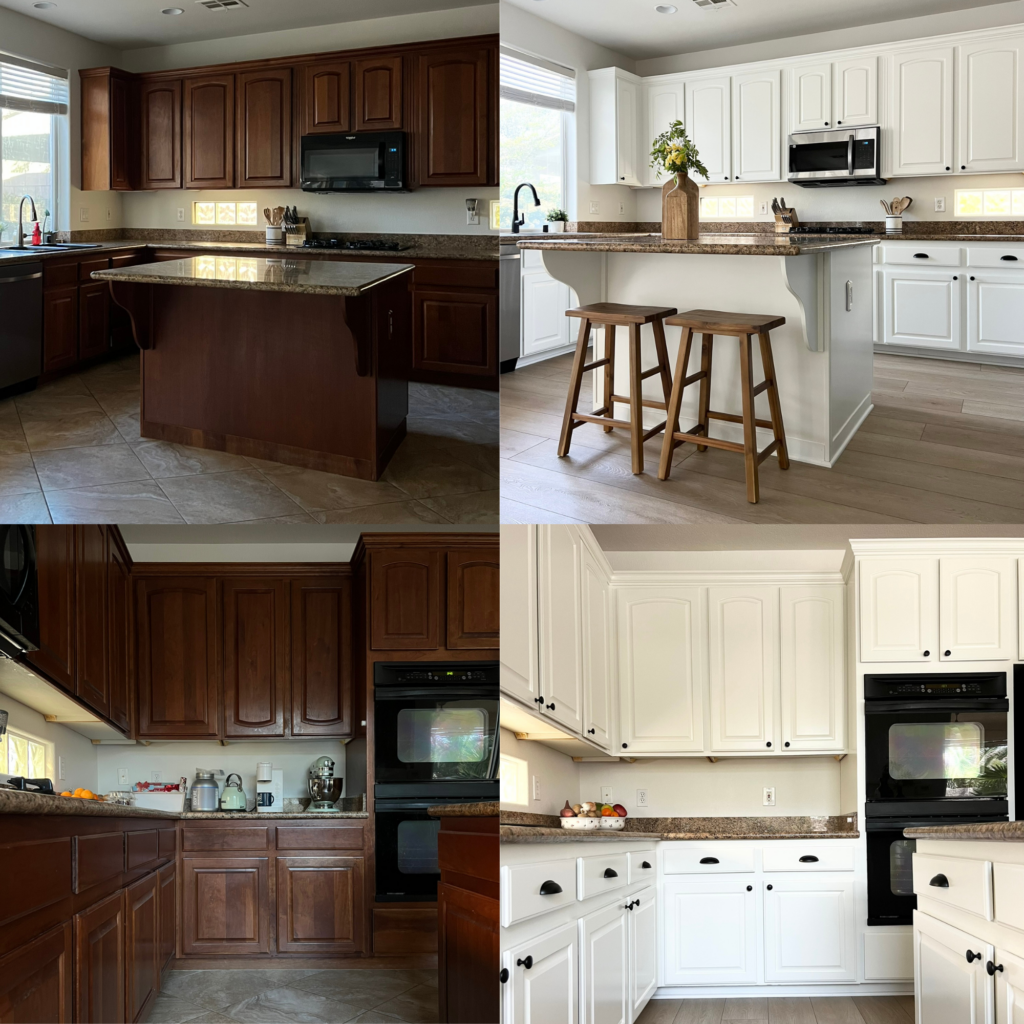 painted cabinets