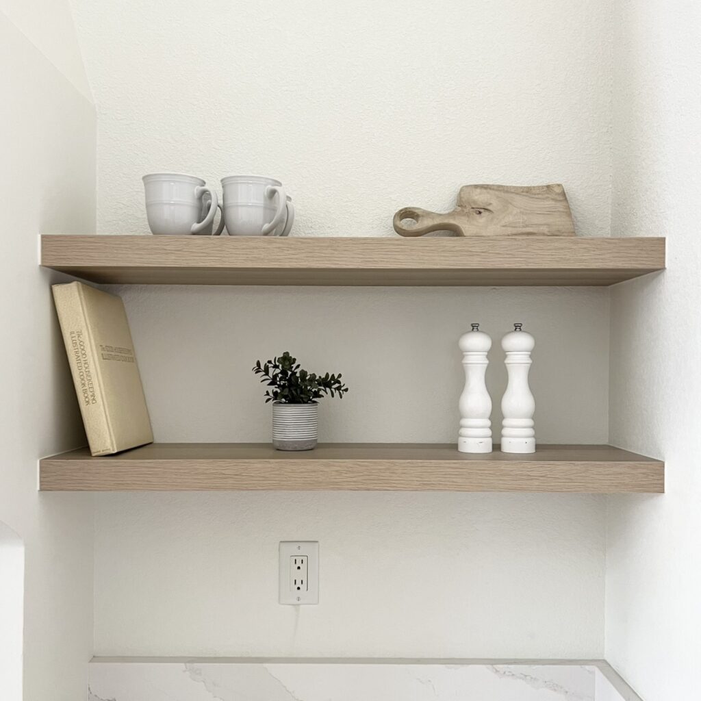 IKEA LACK shelves white oak