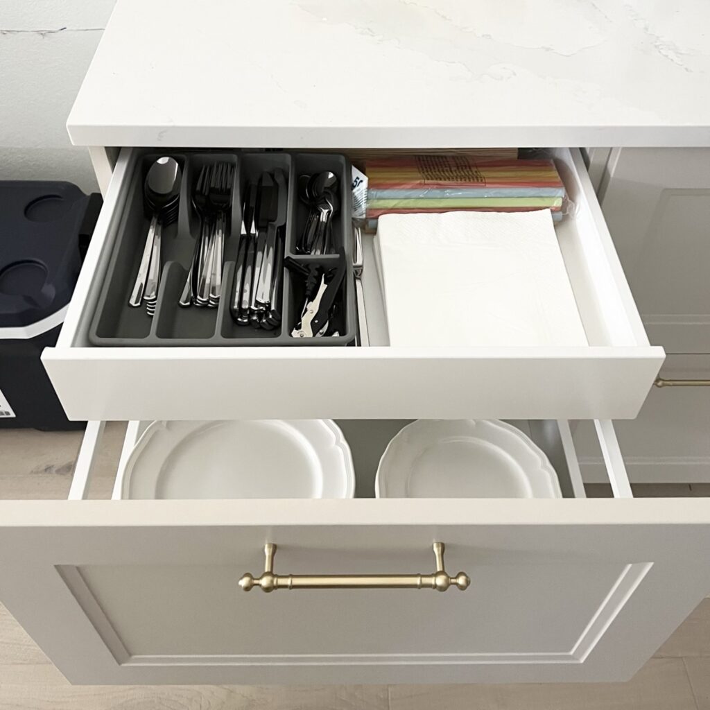 IKEA SEKTION kitchen cabinet drawer inside drawer