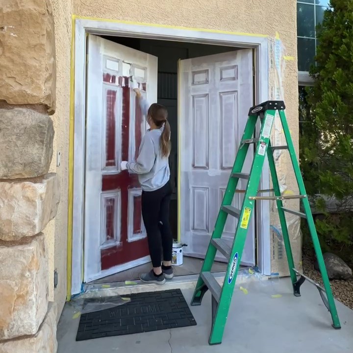 repainting front door