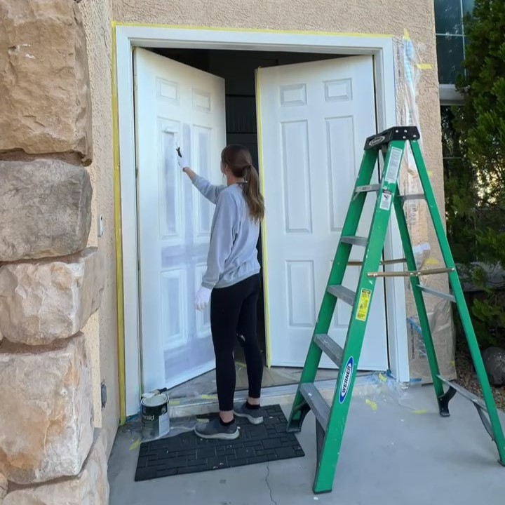 repainting front door