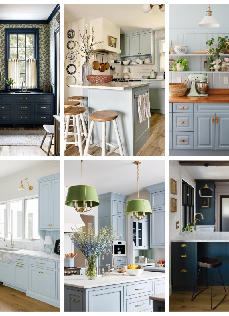 Blue Colors for Kitchen Cabinets