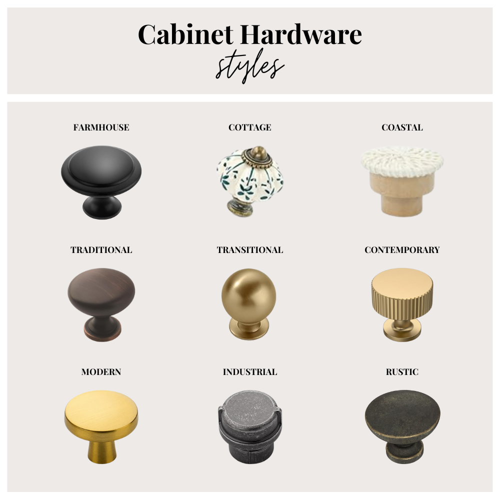 cabinet hardware styles
