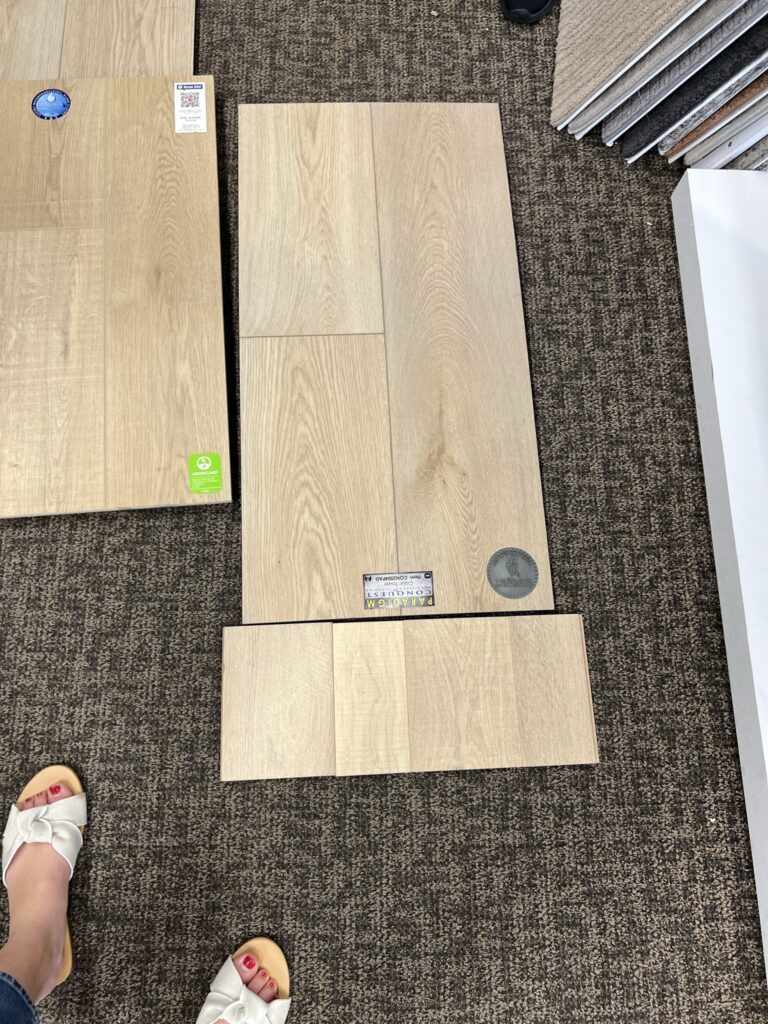 Paradigm Conquest Tower Flooring vs white oak floors